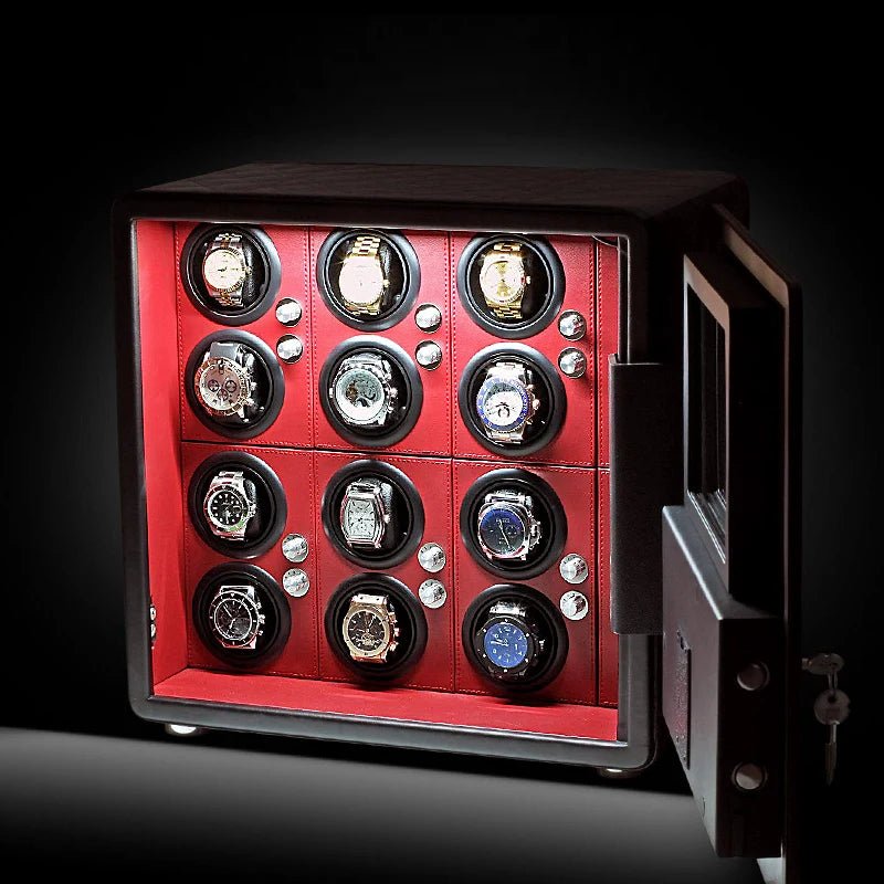 WatchMatic Kovra Vault Series 12 - Watch Winder Safe Box - WatchMatic