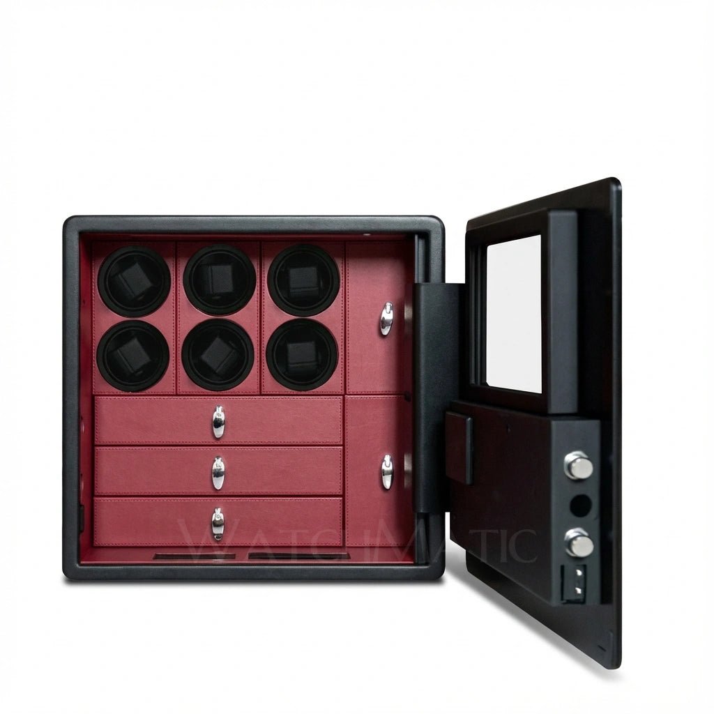 WatchMatic Kovra Vault Series 6 - Watch Winder Safe Box - WatchMatic